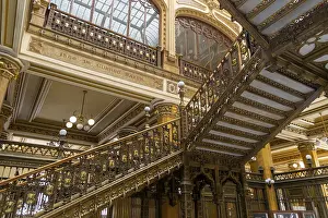 Palacio de Correos de Mexico, palatial interior of historic Post Office building in city centre