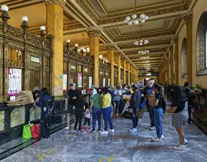 Palacio de Correos de Mexico, palatial interior of historic Post Office building in city centre