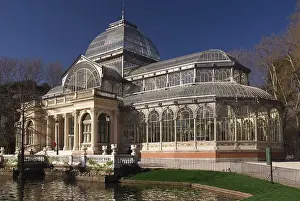 Palacio de Cristal, art exhibition hall at Parque de Retiro park