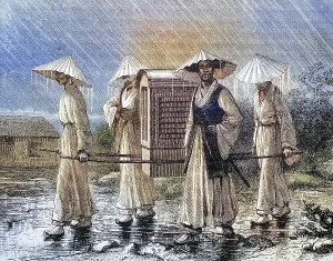 Palanquin bearer, palanquin bearer