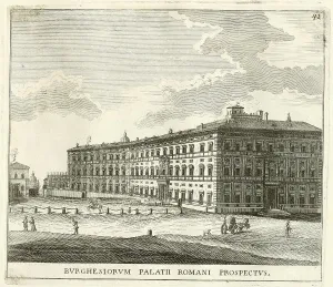 Palazzo Borghese, also called il Cembalo Borghese after its external appearance