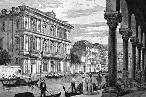 The palazzo Vendramin Calergi at Venice