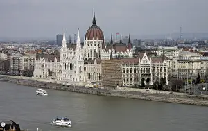 Paliament, Danube River, Budapest, Hungary, Europe