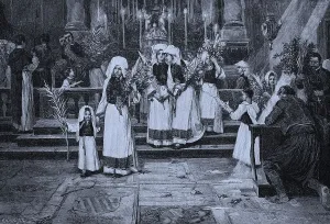 Palm Sunday in Ragusa, Italy, 1876
