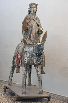 Palmesel, 12th century, in the church of St Peter and Paul