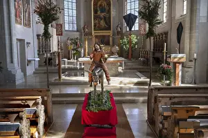 Palmesel in the parish church of St Nicholas