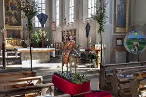 Palmesel in the parish church of St Nicholas
