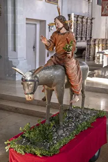 Palmesel in the parish church of St Nicholas