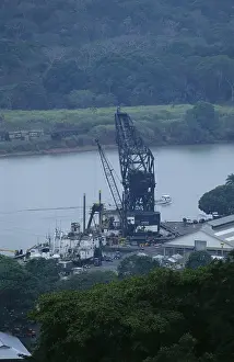 Panama Canal near Gamboa