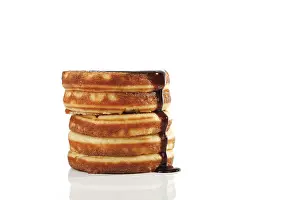 Pancakes with maple syrup