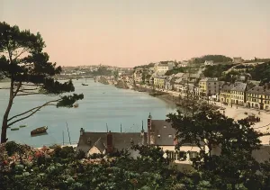 Panorama of Audierne in the Bretage