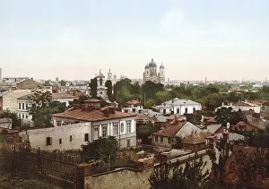 Panorama of Bucharest in Romania