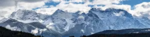 Category Mountain Landscapes Prints: Panorama of the Karwendel near Mittenwald