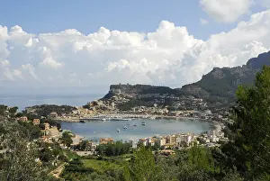 Panorama of the landscape, Bay of Puerto Soller