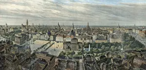Panorama of Leipzig, Saxony, Germany