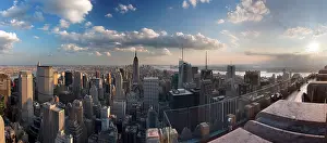 Panorama of Manhattan from Rockefeller Center