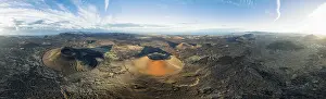 Panorama, Montana Negra volcano and Caldera Colorada