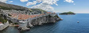 A panorama picture of Dubrovnik's Old Town