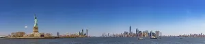 A panorama picture of New York as seen from the Upper Bay