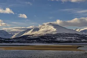 Panorama at Ramfjordbotn, Troms, Norway, Europe
