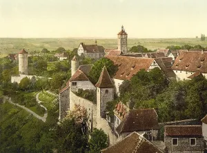Panorama of Rothenburg ob der Tauber