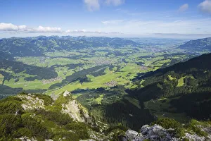 Panorama from the Rubihorn, 1957m
