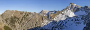 Panorama from Rubihorn, 1957m to Entschenkopf
