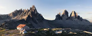 Panorama of Tre Cime and Monte Paterno