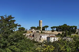 Panorama of the Unesco world heritage site Tarquinia