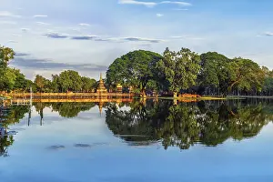 Panorama view of Sukhothai historical park