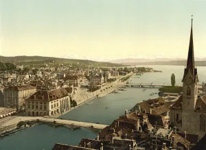 Panorama of Zurich, Switzerland