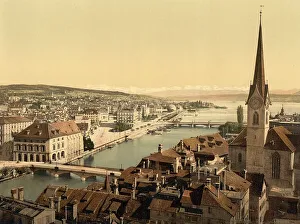Panorama of Zurich, Switzerland