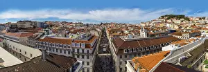 Panoramic aerial view of Lisbon