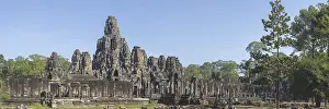 Panoramic picture of the south side of Bayon Temple