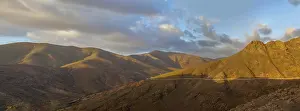 Panoramic road FV-617, evening light