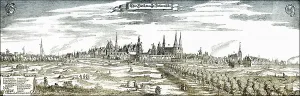 Panoramic view of the Berlin skyline