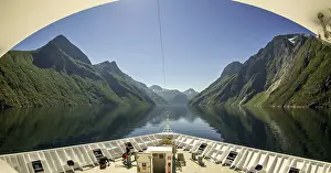 Panoramic view, bow, Storfjord