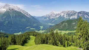 Panoramic view from Hirscheck to Hochkalter