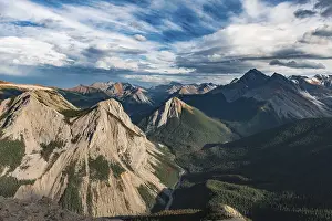 Panoramic view of mountain landscape