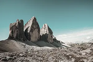 Panoramic view of the Tre Cime di Lavaredo