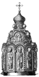 The papal tiara of Saint Adrian III or Hadrian III