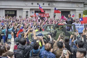 Parade at the Presidential Palace