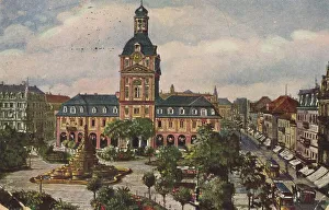 Paradeplatz in Mannheim, Baden-Wuerttemberg