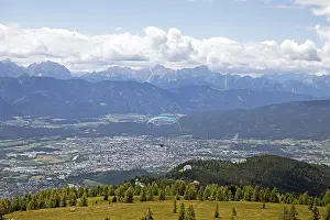 Paraglider on the Gerlitzen Alpe