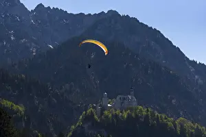 Paragliding over Neuschwanstein Castle