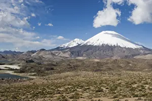 Parinacota and Pomerape volcanoes