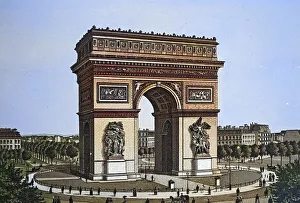 Paris, Arc de Triomphe de Le Toile