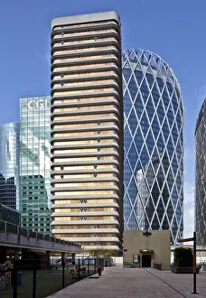 Paris, La Defense high-rise district