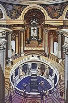 Paris, le Tombeau de Napoleon, historical copperplate
