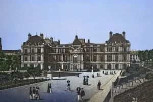 Paris, Palais du Luxembourg, Historical copperplate